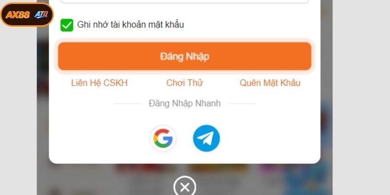 Chuẩn bị đầy đủ để quá trình đăng nhập AX88 không gián đoạn