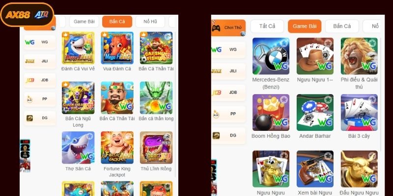 Tải app AX88 tận hưởng trải nghiệm ổn định